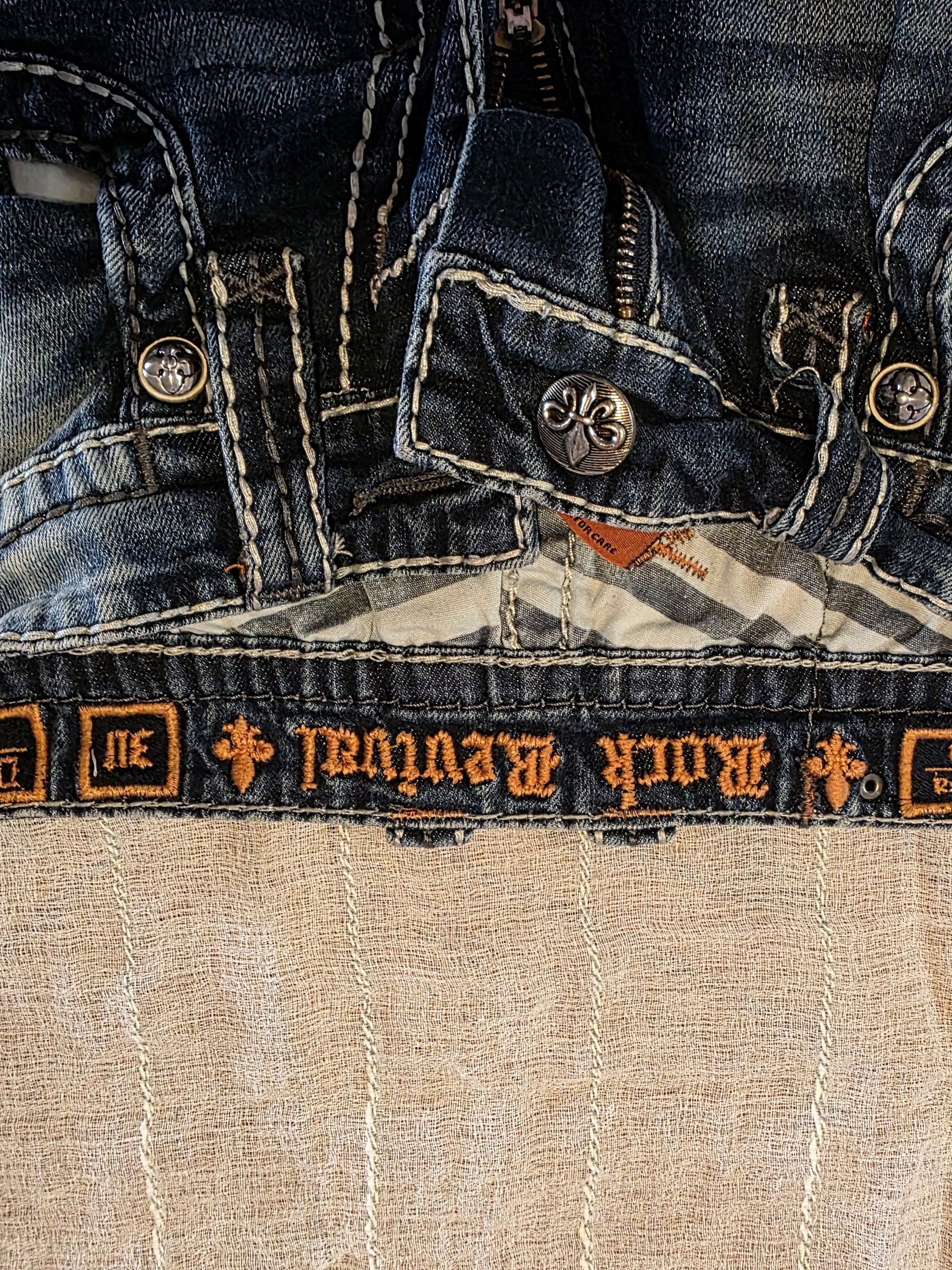 Rock Revival Destin Boot Cut Jeans Size 30